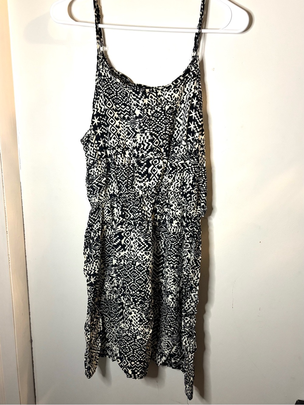 5th & Love Black and White Printed Mini Dress